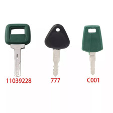 3PCS Ignition Keys Fit for